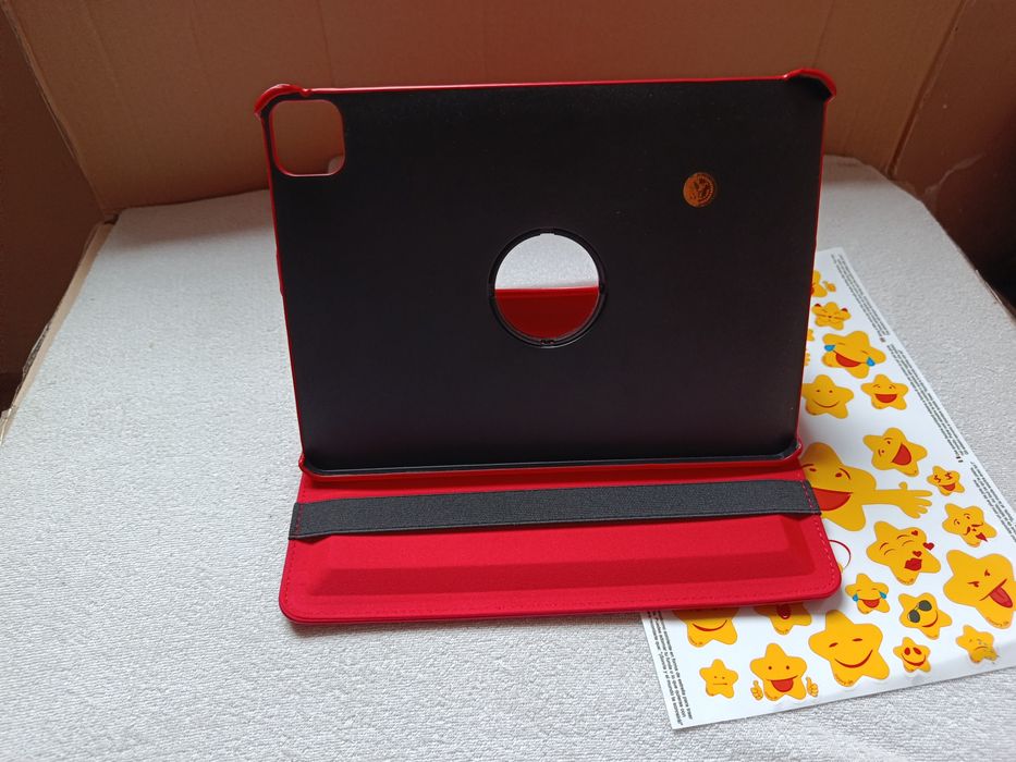 Nowe Etui Obrotowe 360 iPad Air 4 10.9 2020 Czerwone + GRATIS