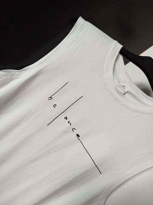 Męski t-shirt bez rękawów M / Nowy