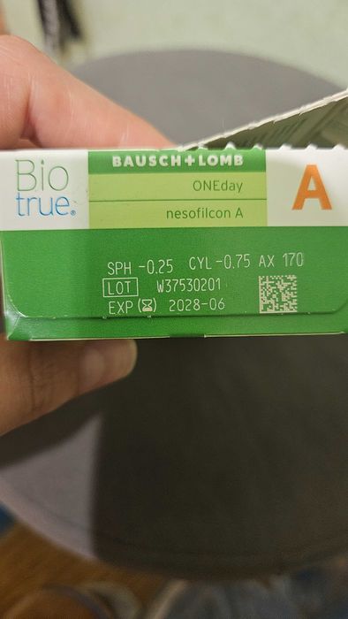 Контактні одноденні лінзи bausch+lomb