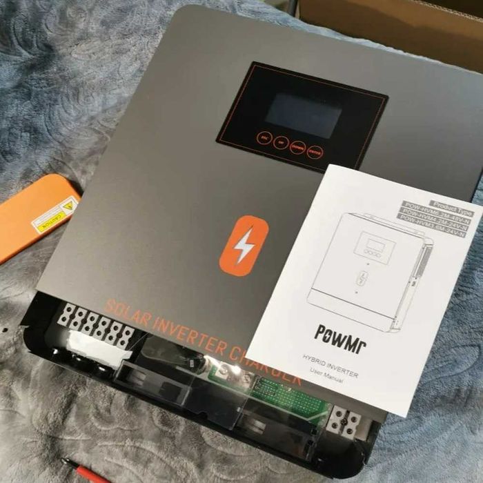 Инверторный преобразователь напряжения PowMr 2.2KW с MPPT под LiFePO4 от солнечной энергии