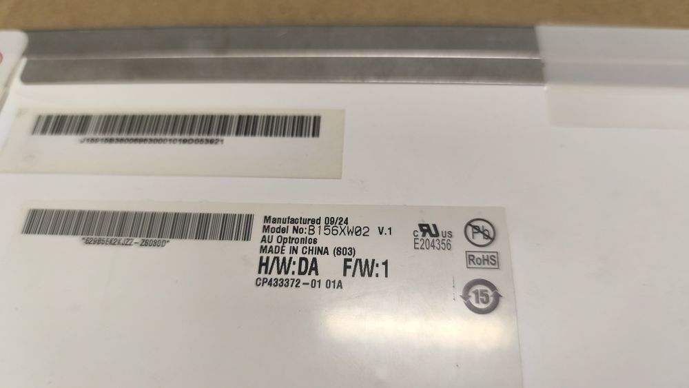 15.6" Portable Screens, 40-Pin64283912864515124