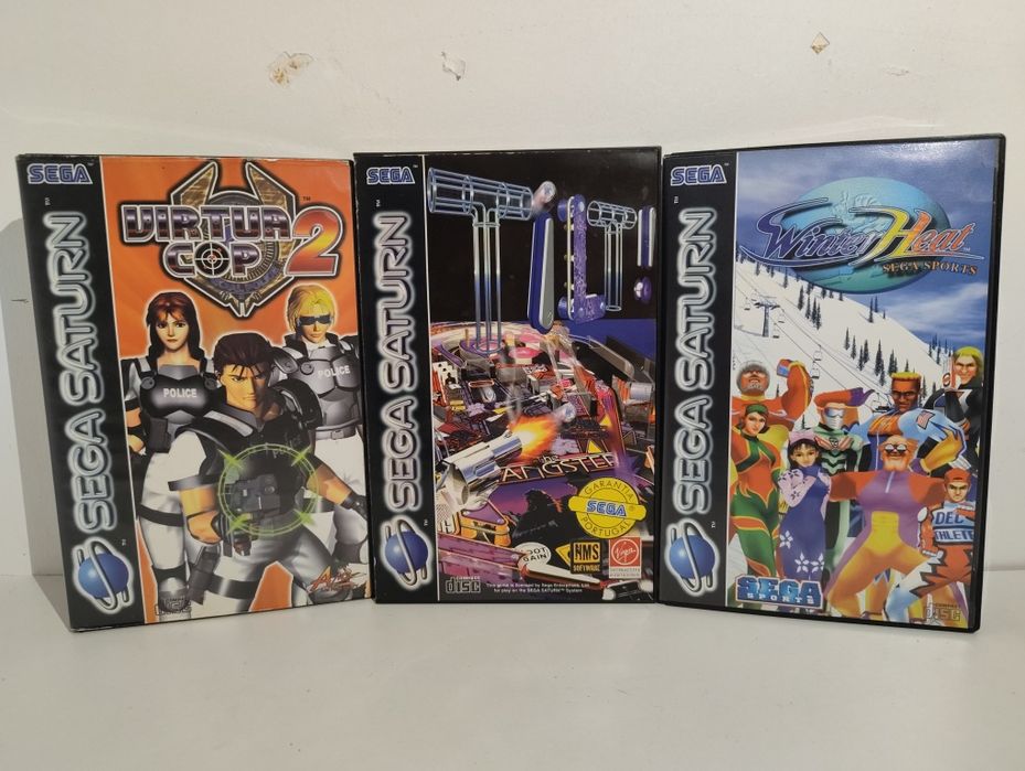 Jogos Sega Saturn – Virtua Cop 2 / Tilt! / Winter Heat (LER)