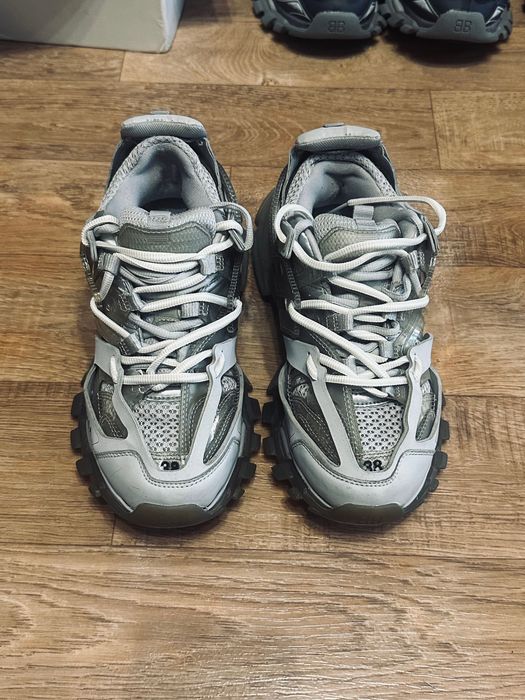 Balenciaga Track Clear Sole Grey Beige 38 Кросівки Баленсіага трак траки трек клер сол Сірі Взуття