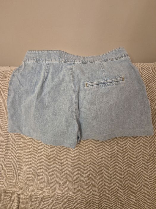 Jeans plisowana spódniczka spodenki Zara M