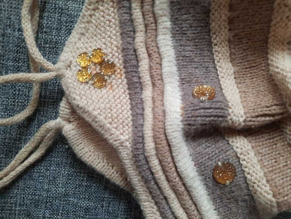 Шуба полушубок на 11-12 лет р. 38 + шапка в бонус