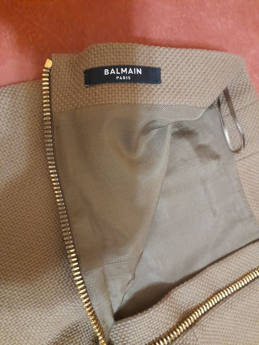 Юбка шерстяная Balmain