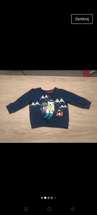 Bluza dresowa rozpinana z kapturem