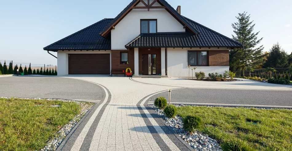 Kostka brukowa AVANTI płukana gr. 6 cm szara, grafit, żółta POLBRUK