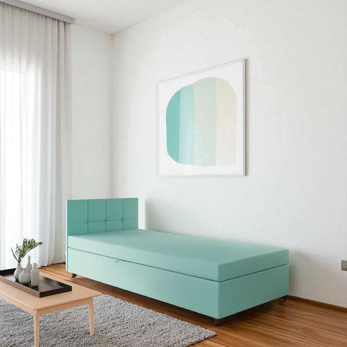 Tapczan jednoosobowy łóżko młodzieżowe sofa pojemnik DARMOWA WYSYŁKA