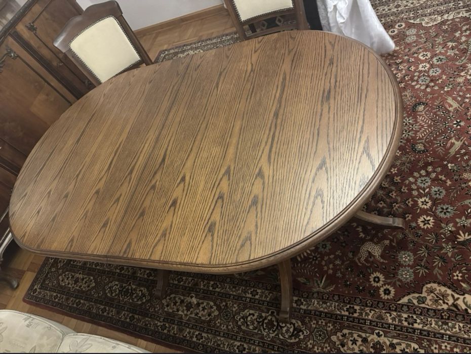 Drewniany dębowy stół 100x170cm