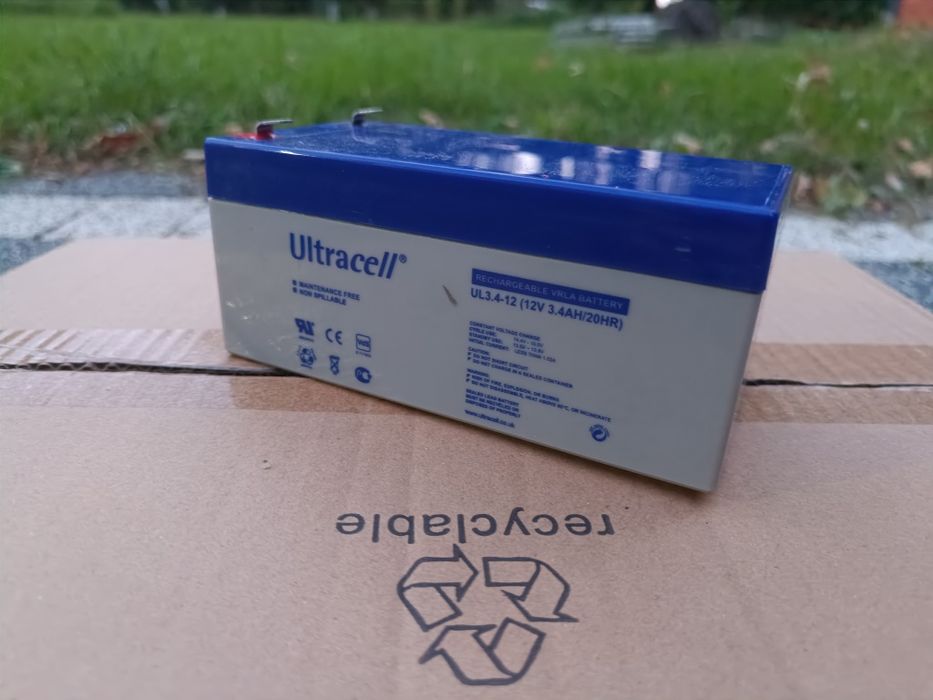 Akumulator żelowy 3.6ah 3.4ah i 22ah 12V UPC centrala samochodzik