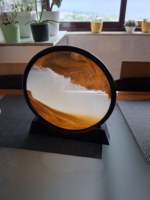 Temporizador arte de areia decoração