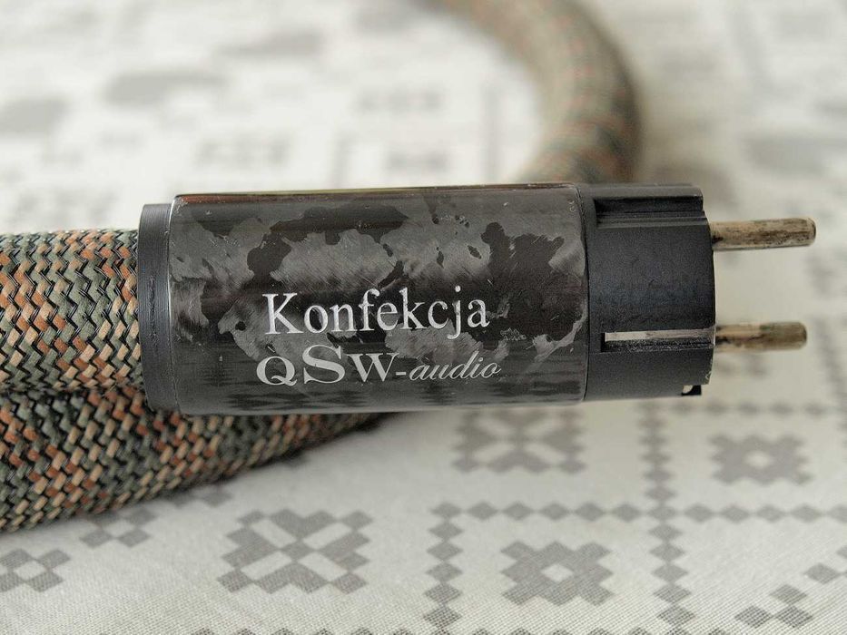 Kabel zasilający QSW Audio Bazodrut Okazja Wtyki