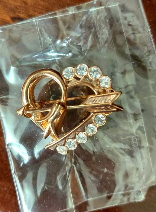 Брошка, біжутерія, сердце