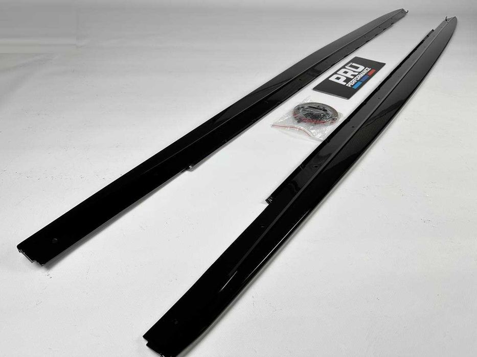 Леза на пороги Bmw 5 g30 g31 M Performance (Черный глянец)