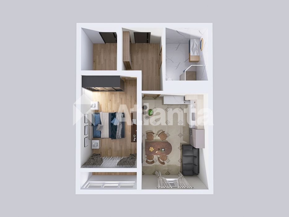 Продаж 1-кім. квартири в ЖК Auroom Air по  вул. Топольна