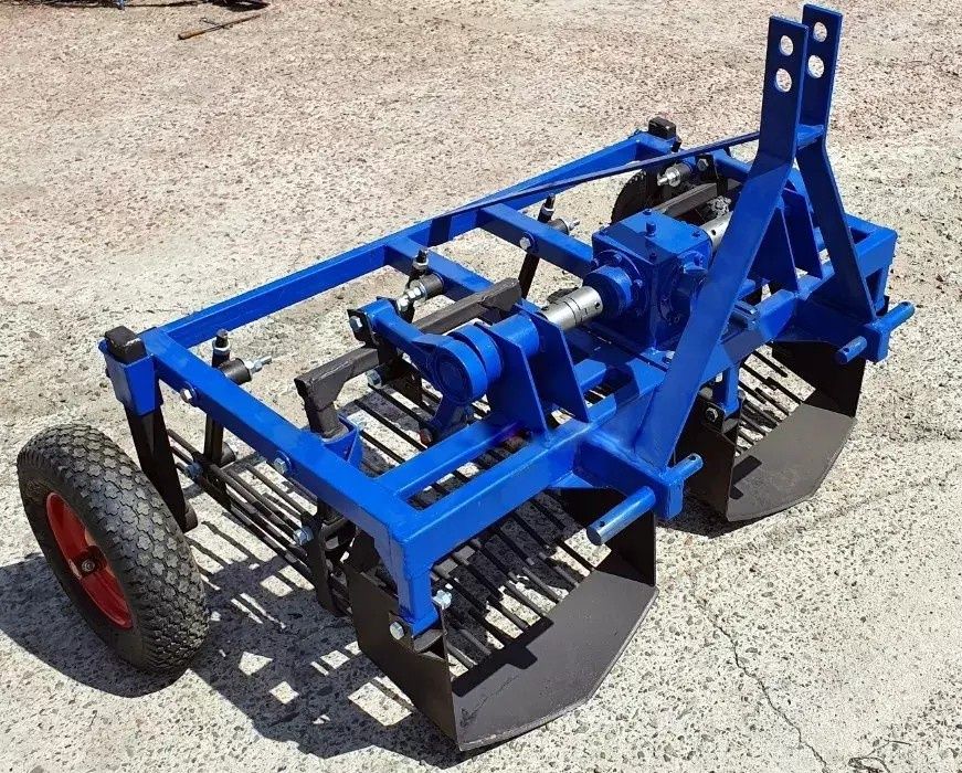 Картоплекопач Дворядний ДЛЯ МІНІТРАКТОРА Грохотний Вібраційний Копалка