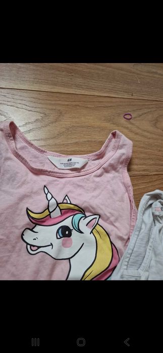 Zestaw 5 koszulek na naramkach roz 128