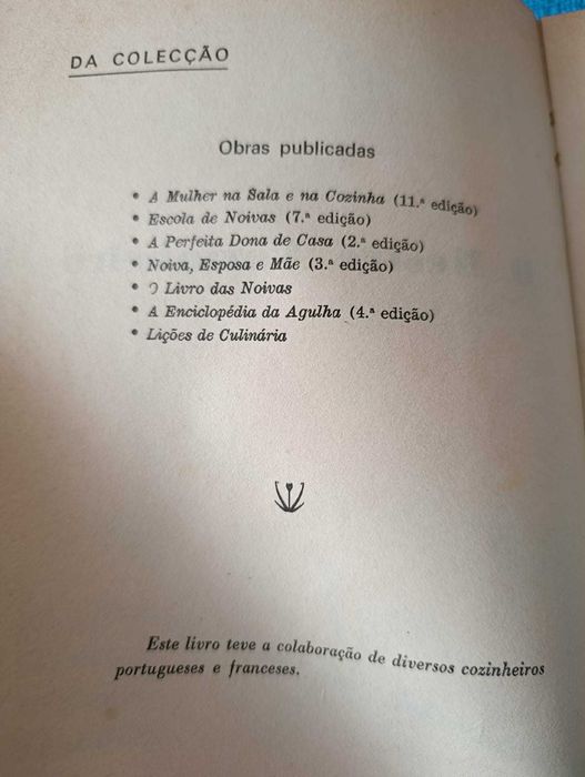 Livro Culinária O Mestre Cozinheiro
