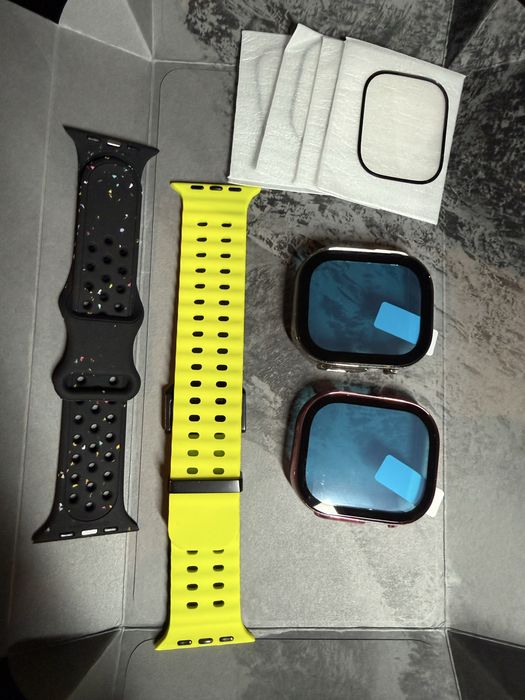 Apple Watch Ultra 2 49mm Titanium  64GB Duży Zestaw! 99%