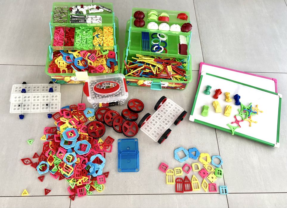 Klocki magnetyczne ok 2000 elementów XMag Geomag