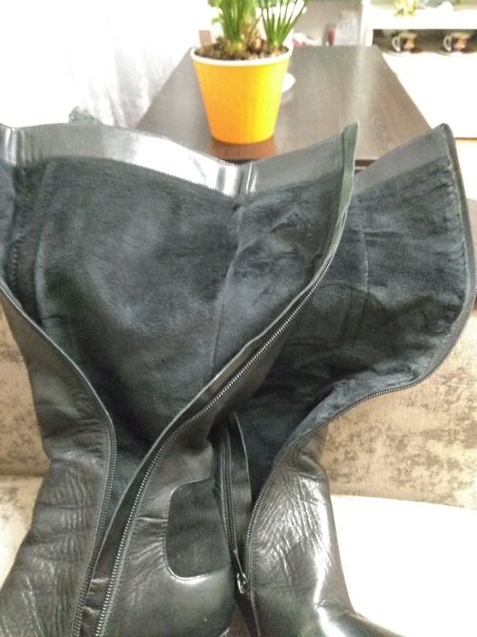 Сапоги осенние натуральная кожа