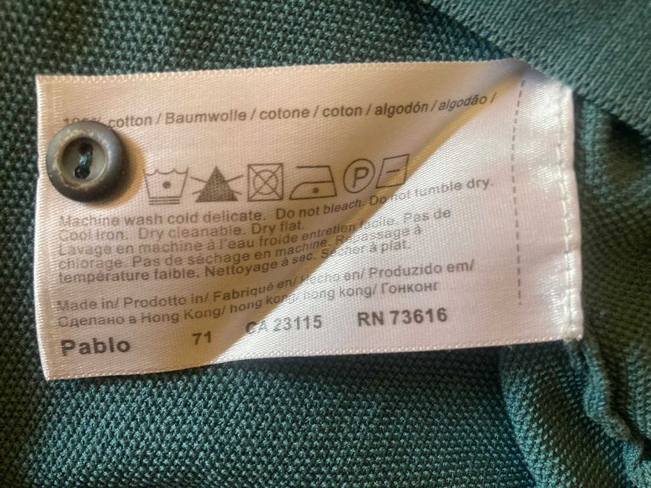 Polo Hugo Boss (Linha BOSS) – Tam. L – Azul (Novo)
