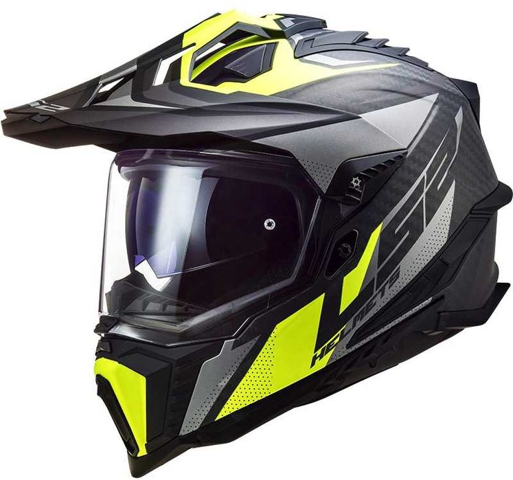 Capacete NOVO LS2 Explorer Carbon Focus Matt (35% DESCONTO) Tam XS