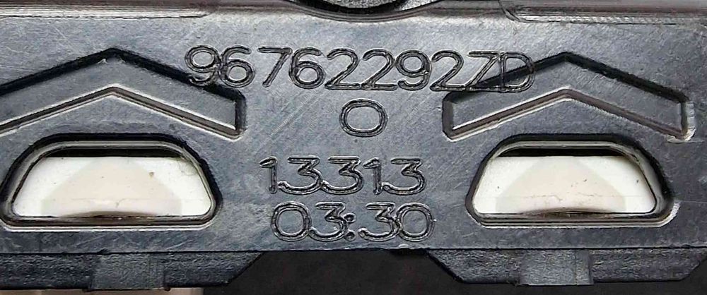 Comando / Botão / Interruptor Vidros Trás Direito 96762292ZD - CITROËN C4 PICASSO II