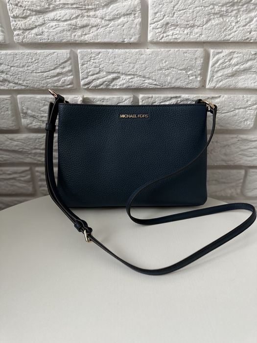 Синяя сумка Michael Kors женская