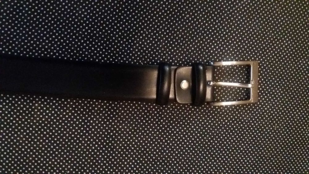 Pasek skórzany męski SOBIESKI - 130 cm