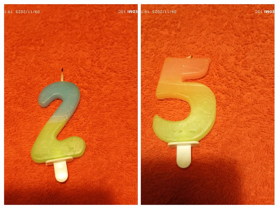 Velas de aniversário