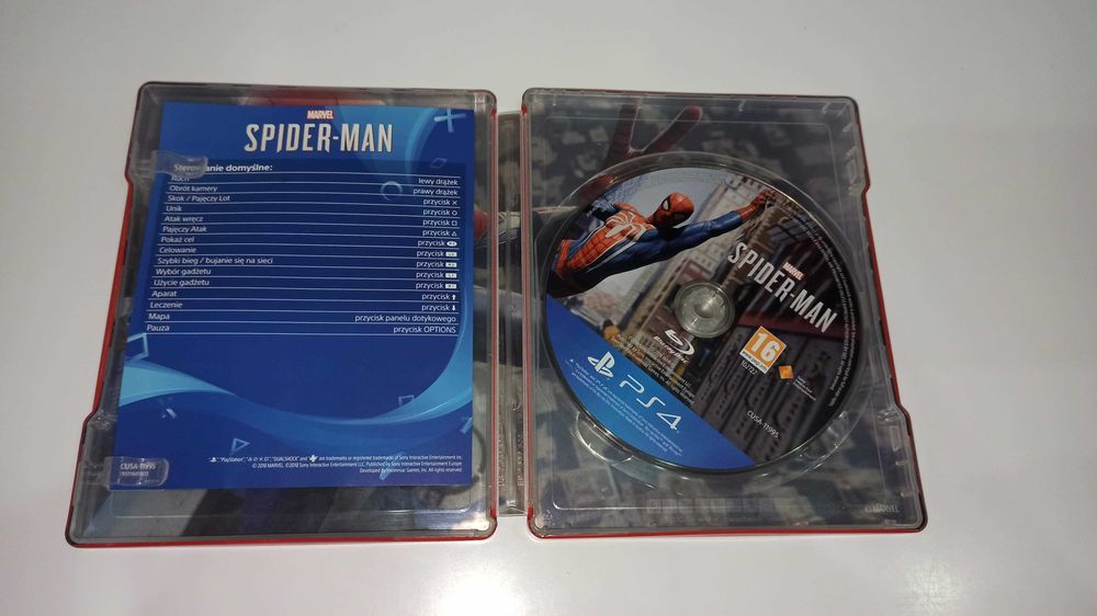 ps4 SPIDER MAN po polsku STEELBOOK super stan