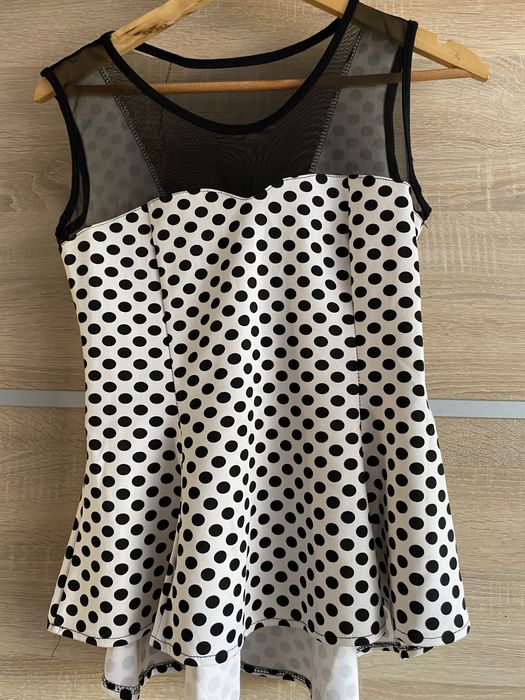 Elegancka bluzka damska w groszki