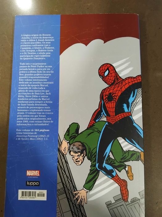 Livro  novo do Homem Aranha