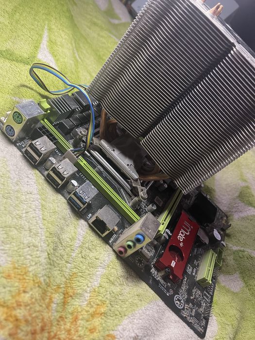Материнская плата для пк+кулер