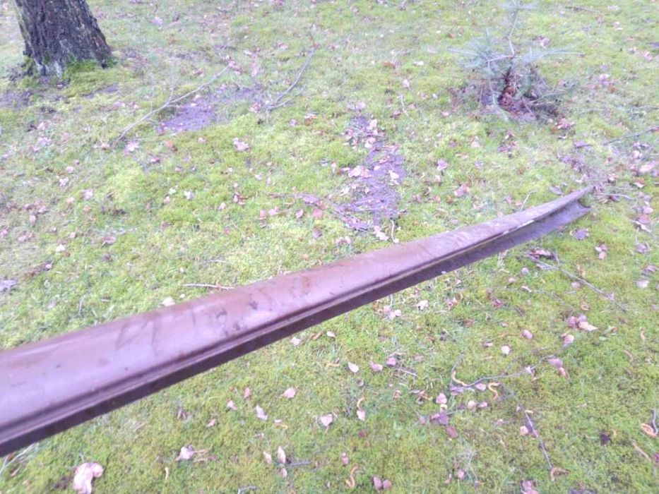 Rynna plastikowa Plastmo Polska 0,44m brąz 100mm PVC-U brązowa 44cm