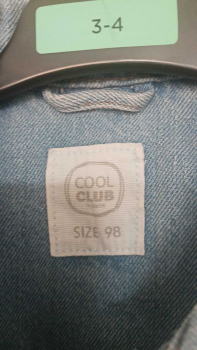 Kurtka jeansowa, nowa, rozmiar 98 smyk cool club