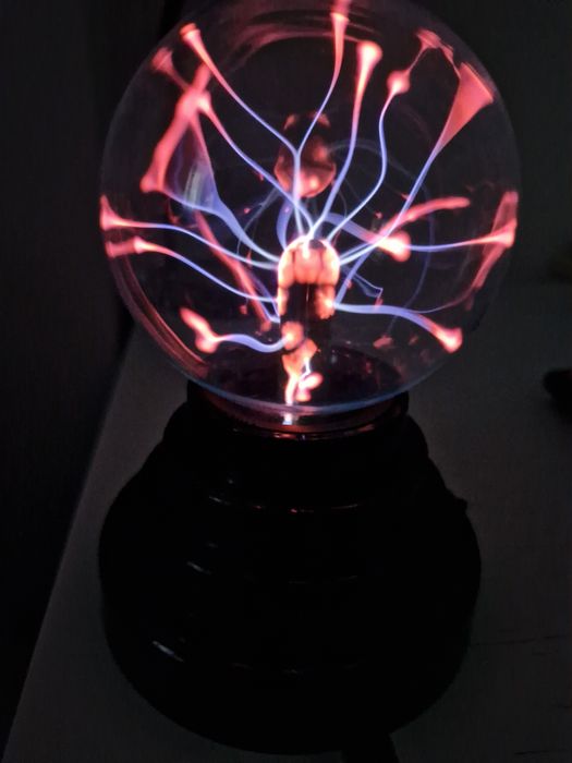 Lâmpada plasma interactivo ao toque. Novo