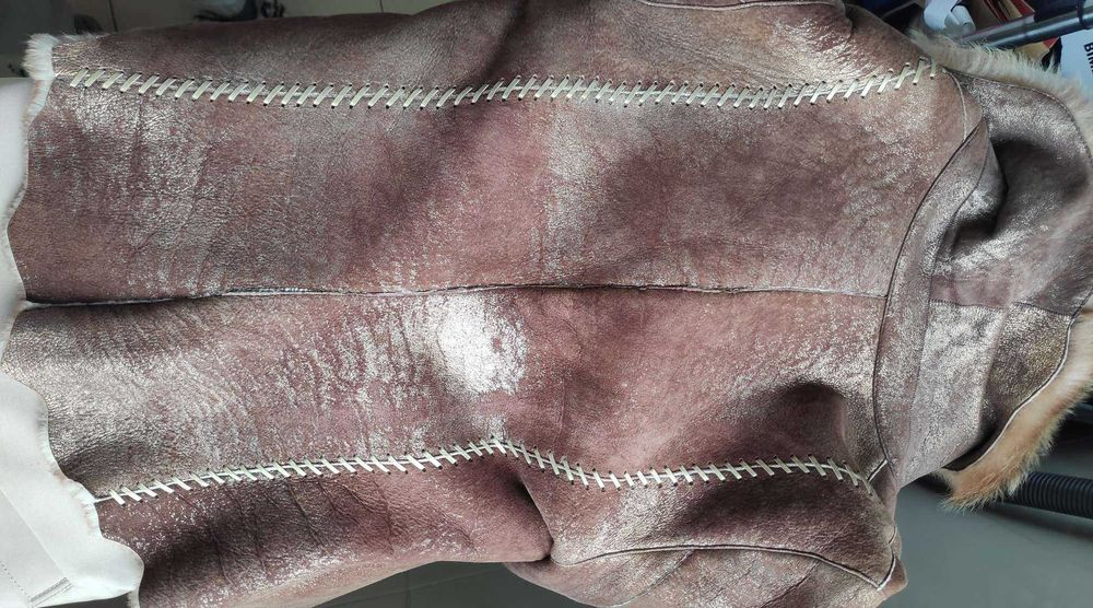 Casaco de pelo natural