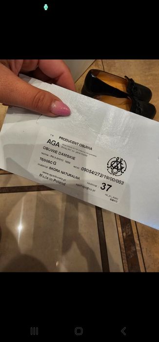 Mokasyny skóra naturalna