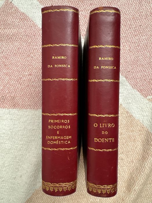 2 livros (Livro do Doente e Primeiros Socorros e Enfermagem Doméstica