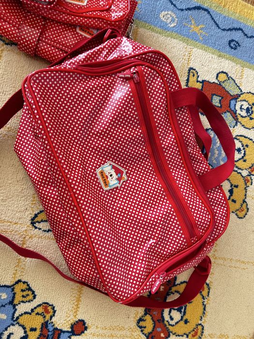 Mala maternidade TucTuc vermelha + Acessorios