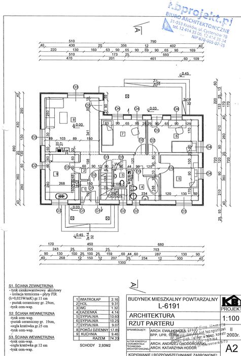 Projekt domu z planem technicznym