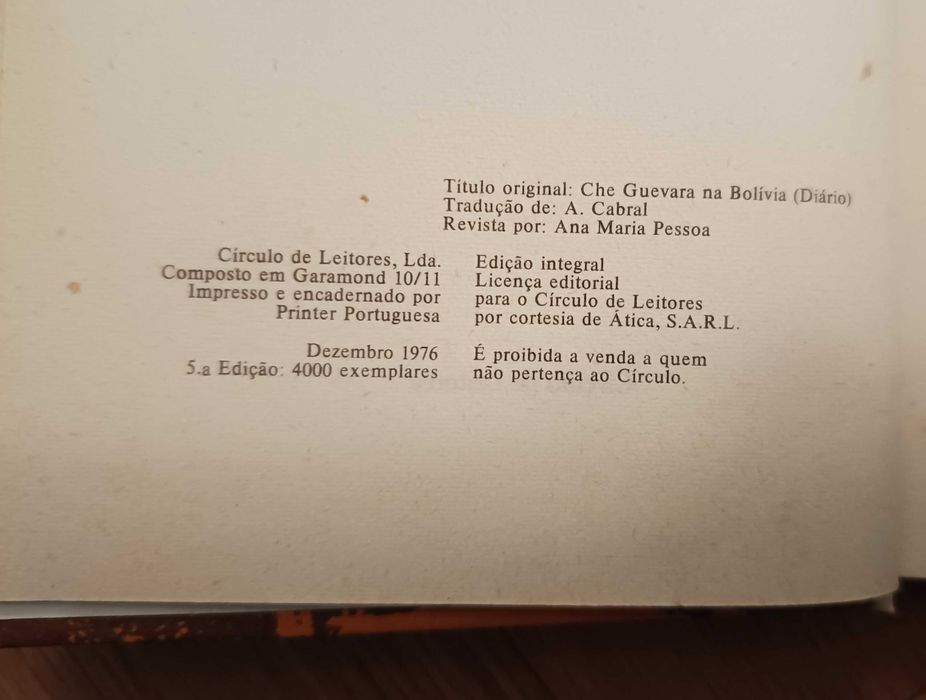 Diário - de Che Guevara (portes incluídos)