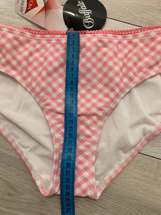 Dół od bikini figi w kratkę Buffalo rozmiar 42/44 UK 16