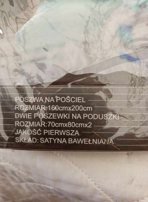 Komplet pościeli satyna  bawelniana milano