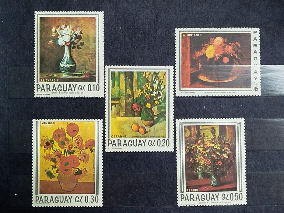 Znaczki Paragwaj 1967 malarstwo