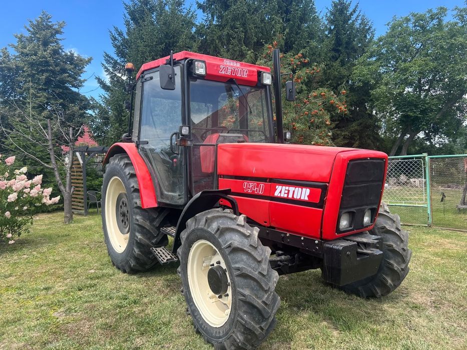Zetor 9540 zamiana ciagnik koparka