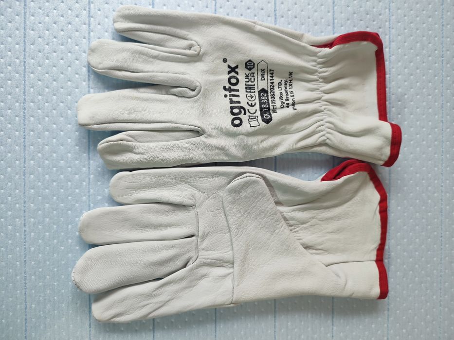 Перчатки кожаные рабочие